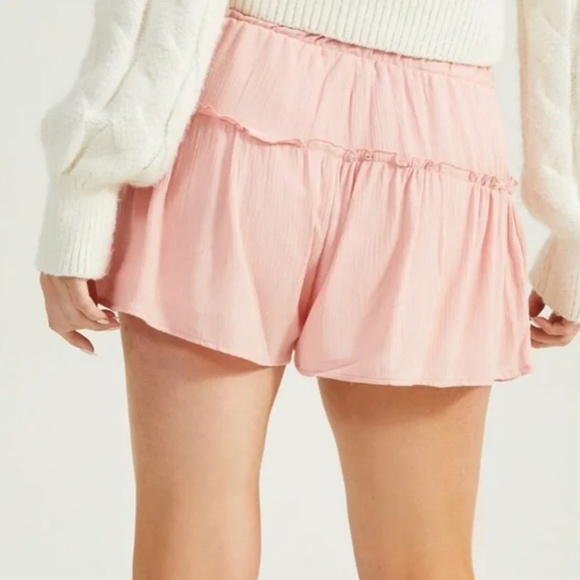 Altar’d State Pink Kendall Shorts Size Medium - Picture 2 of 6